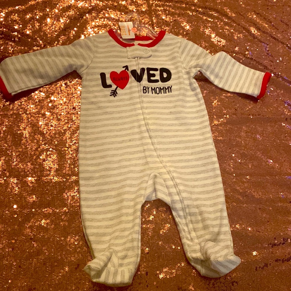 Carter’s-Just One You “Always loved by Mommy” sleeper (size 3 months)